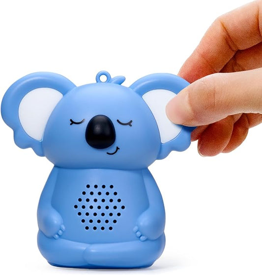 Calming Pal Koala Portable Sound Machine Baby, 5 Guided Mindfulness Rechargeable Sound Machine for Sleep Adults/Kids, 8 Soothing Sounds Mini Portable Sound Machine for Travel/Home/School - Bloomnest