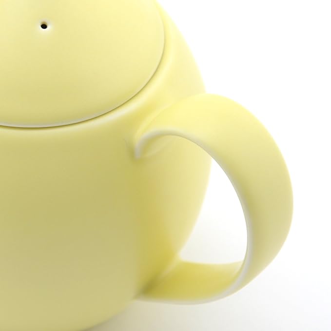 FORLIFE Dew Teapot with Basket Infuser, Lemon Grass, 14 oz/414ml