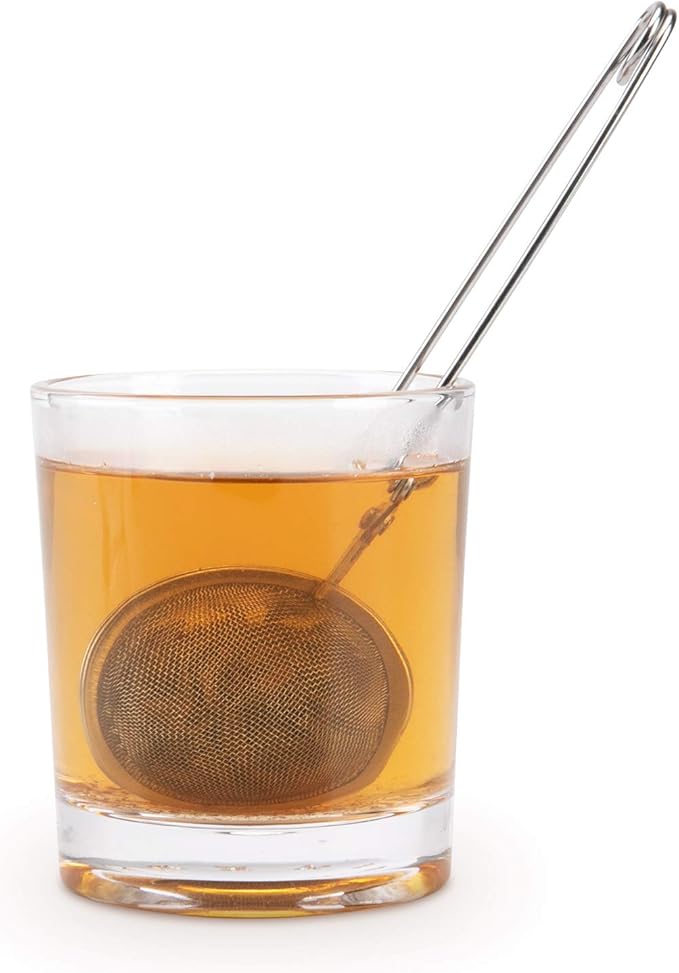 Snap Ball Tea Strainer, JEXCULL 3 Pack Premium Stainless Steel Tea Infuser with Handle for Loose Leaf Tea Fine Mesh Tea Balls Filter Infusers