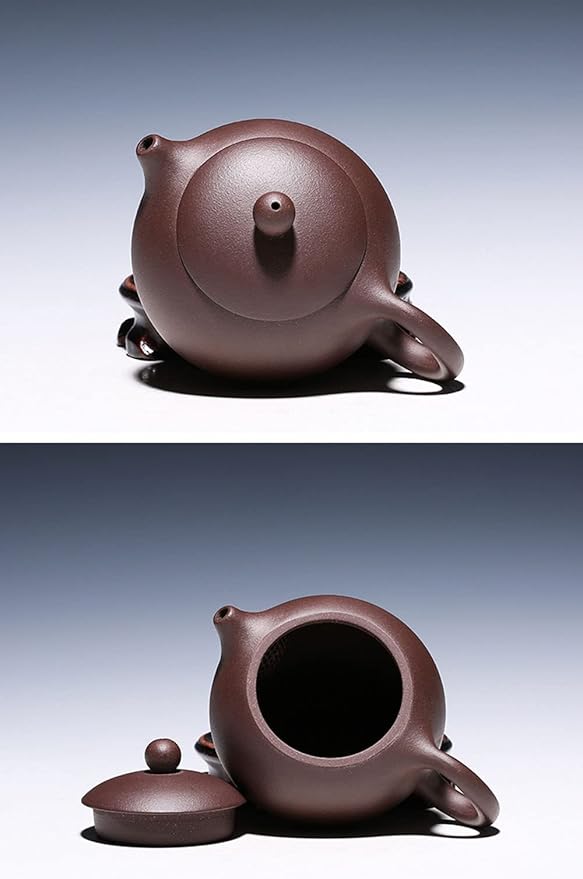 Xishi Teapot 6.5oz Chinese Zisha Clay Pot Ceramics Purple Sand Mud Kungfu Tea Set Kettle Spherical Filter - Bloomnest