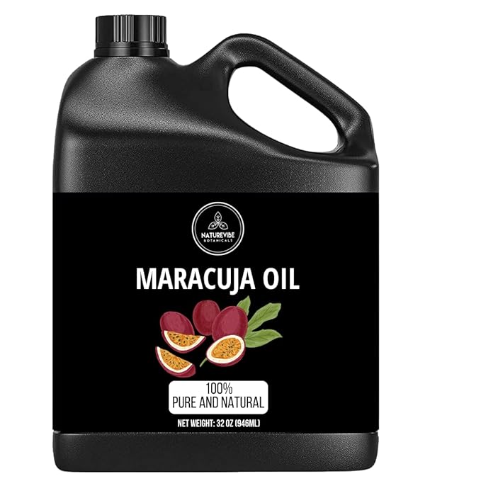 Naturevibe Botanicals Maracuja Oil 32 Ounces | 100% Pure and Natural | Great for Skin Care and Hair Care - Bloomnest