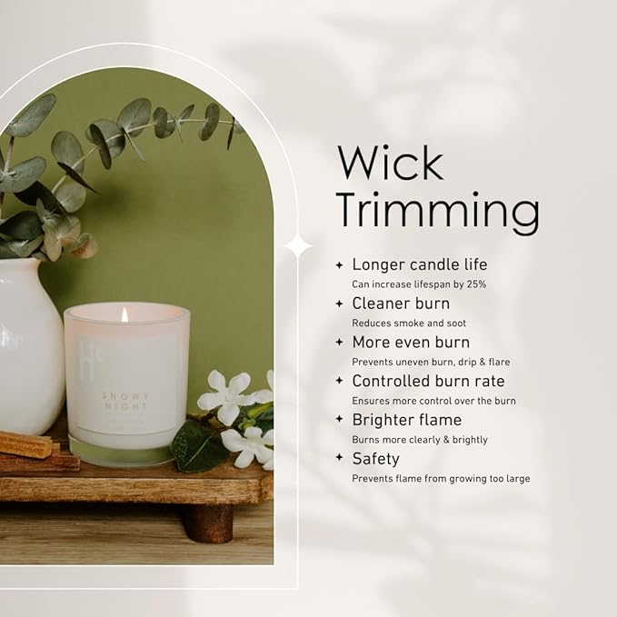 Snowy Night Single Wick Soy Candles, Luxury Scented Candles for Home - Up to 60 Hour Burn Time, Cruelty-Free Soy Wax Blend - Fir Needle Fragrance, Notes of Cedarwood & Berries (9 oz) - Bloomnest