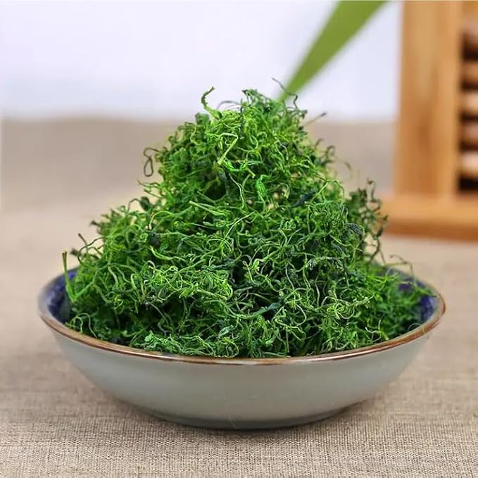 Gynostemma (Jiaogulan) Loose Leaf Tea 150g (5.3oz) – Premium Herbal Tea, Antioxidant & Wellness Support, 绞股蓝茶 - Bloomnest
