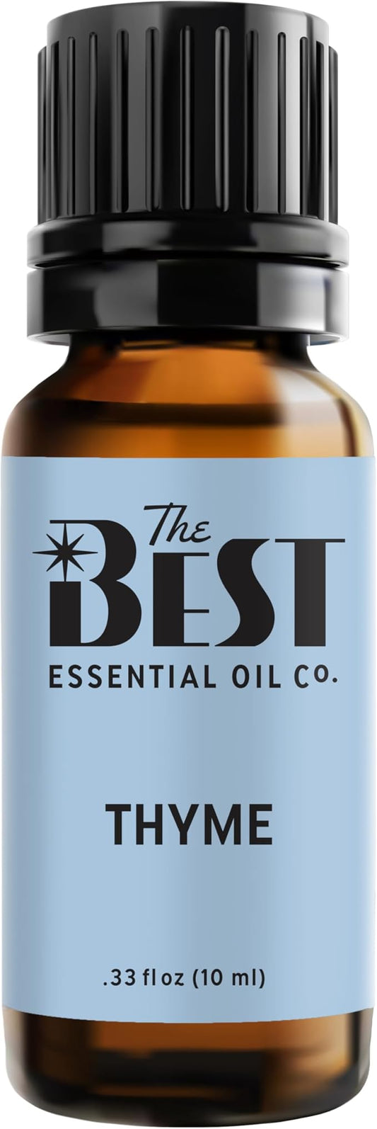 The Best Thyme Essential Oil Premium Grade- 100% Pure & Natural for Aromatherapy, Diffuser, Spa, Massage, Air Freshener- 10 ml (.33 fl oz) - Bloomnest
