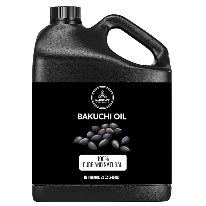 Naturevibe Botanicals Bakuchi (Babchi) Oil 32 Ounces | 100% Pure and Natural | Great for Skin Care and Hair Care - Bloomnest