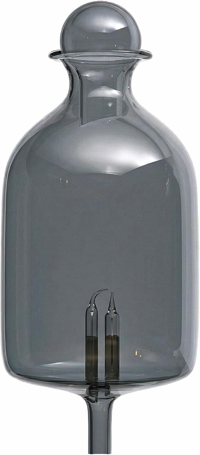 30ml Hand-Blown Glass Atomizing Chamber for Waterless Essential Oil Diffusers - High Transparency, Plastic-Free Nebulizing Vessel, DIY Replacement Accessory, Aria Smoke