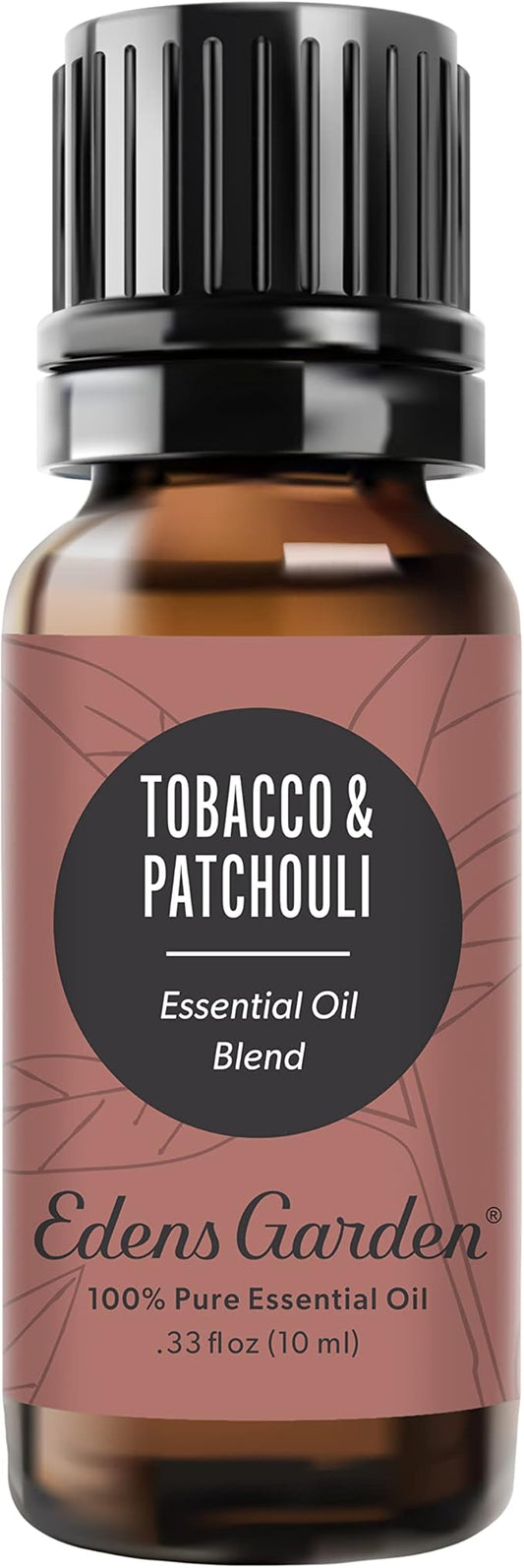Edens Garden Tobacco Patchouli Essential Oil Blend- 100% Pure Premium Grade, Undiluted, Natural, Therapeutic, Aromatherapy, The Best for Diffusing, Skin, Candle, Humidifiers 10 ml (.33 fl oz) EdensGarden