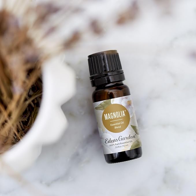 Edens Garden Magnolia Essential Oil Blend – 100% Pure Therapeutic Grade Aromatherapy, Toxin-Free, Clean & Natural, Best for Diffuser & Skin, Floral Scented Candles & Soap Making 10 ml (.33 fl oz) EdensGarden