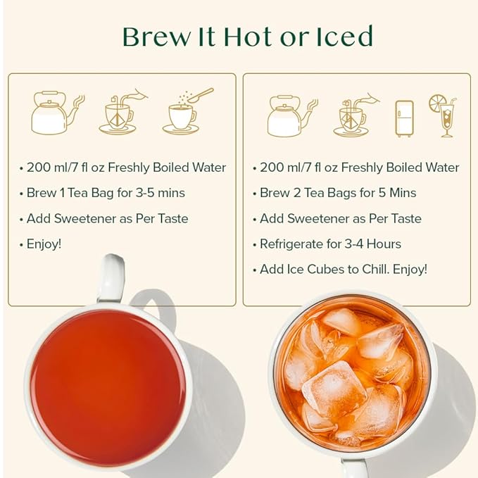 VAHDAM, Darjeeling Black Tea Bags (100 Count) High Caffeine, Non GMO, Gluten Free | Smooth & Sweet Tea With Distinguished Fruity Notes | Full Bodied - Bloomnest