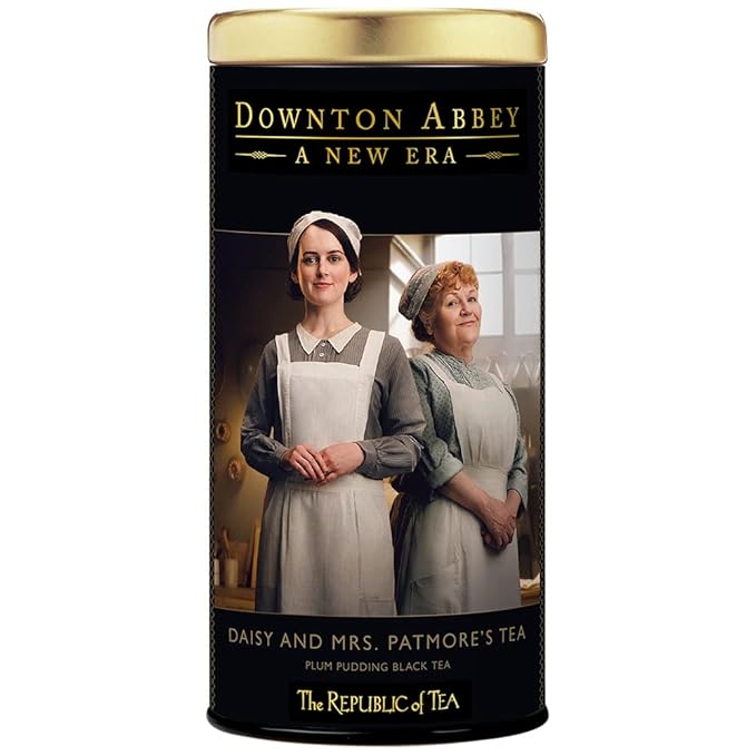 The Republic of Tea – Downton Abbey Daisy and Mrs. Patmore’s Tea, 36 Tea Bags, Plum Pudding Black Tea - Bloomnest