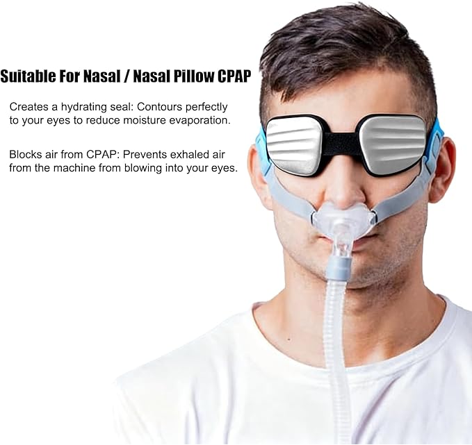 100% Blackout Sleep Eye Mask for Women Men, Zero Pressure Sleeping Mask - Sleep Mask for Cpap Users and Eyelash Friendly Night Blindfold, Adjustable Ultra Soft Comfortable for Dry Eye Mask - Bloomnest