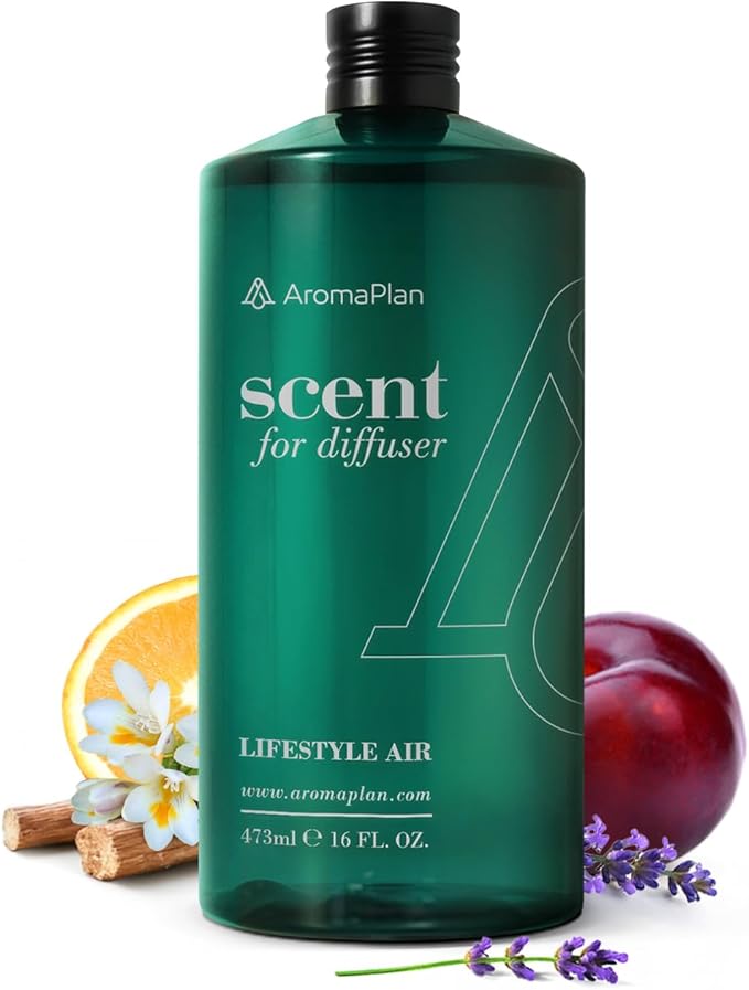 AromaPlan Hotel Scents Lifestyle Air 16 Fl Oz (473ml), Home Luxury Aroma & Hotel Diffuser Oil- Hotel Diffuser Oil for Aromatherapy- USA Made, Bigger Bottle, Bolder Aroma & Longer Lasting - Bloomnest