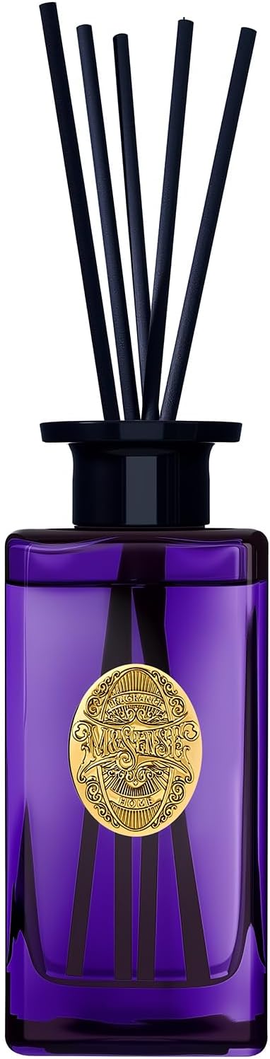 M&SENSE 10.14 oz Large Reed Diffuser Set | Lavender Glow Scent Oil Diffuser with Sticks | Hotel Collection Non-Toxic Essential Oil |for Bedroom Bathroom Living Room - Bloomnest