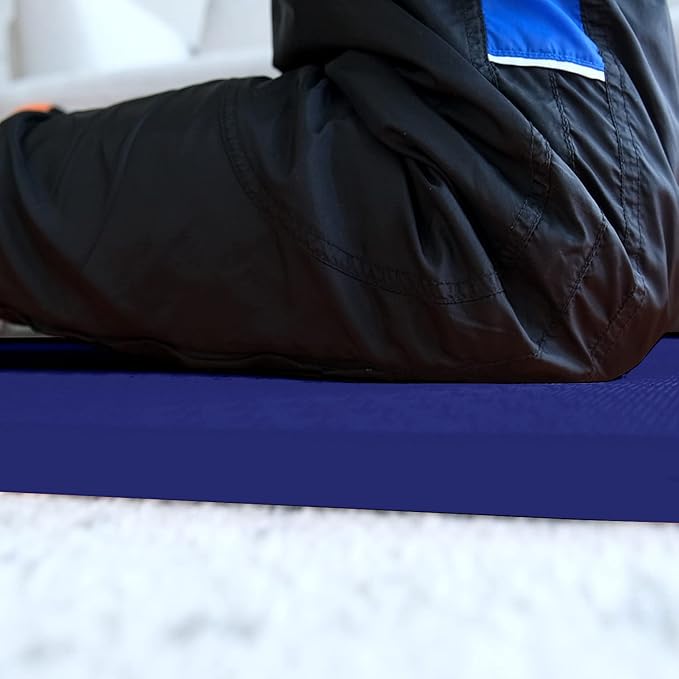 Hatha Yoga 4/5 inch TPE Yoga Mat Fitness & Exercise Mats Large Size 72"L x 32"W Non-Slip Anti-Tear For Women Men - Bloomnest