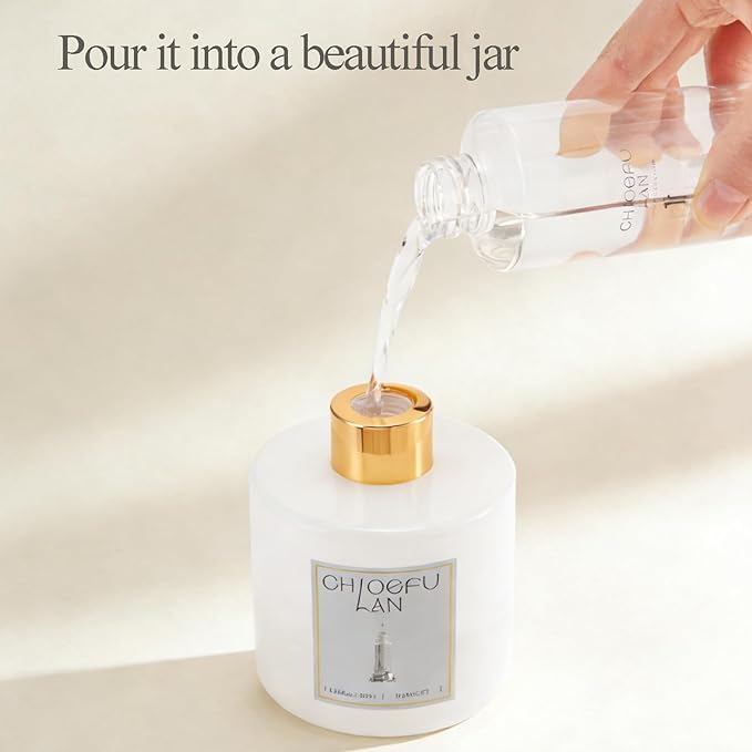 Chloefu LAN Sunflowers Scented Oil Diffuser Refill 200ml/6.76 fl oz Air Freshener with Natural Essential Oils，Floral Fruity Scent, Daisy-Inspired Long-Lasting Diffuser Oil, Home & Bathroom Decor - Bloomnest