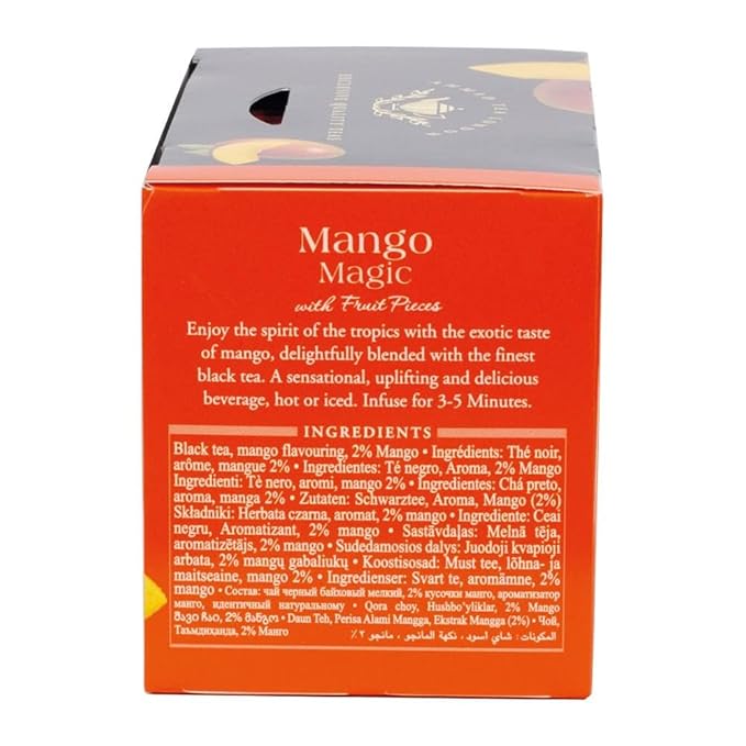 Ahmad Teas - Mango Black Tea 1.4oz - 20 Tea Bags - Bloomnest