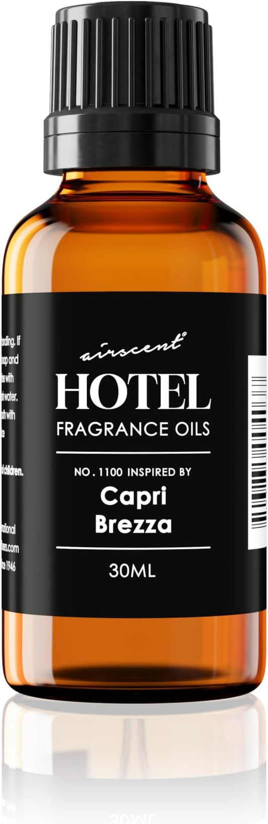 AirScent Capri Brezza Diffuser Oil No. 1100 - Volcano-Inspired Premium Fragrance Oil for Ultrasonic and Waterless Diffusers and Crafting - 30 ml, 1 fl oz Glass Bottle with Dropper - Bloomnest