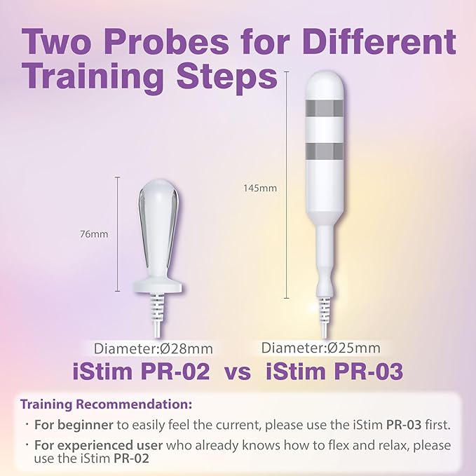 iStim Pelvic Floor Exercises Device - EM-5200 Kegel Trainer for Incontinence Relief, Muscle Massager (EMS) for Bladder Control and Pelvic Physical Therapy iSTIM