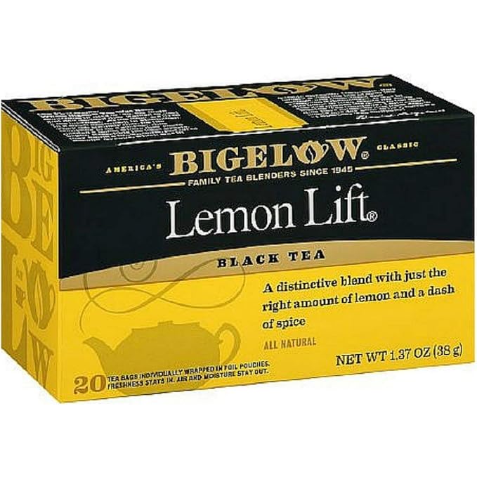 Bigelow Black Tea Lemon Lift - 20 CT - Bloomnest
