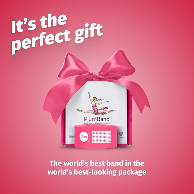 The PlumBand Stretch Band for Dance and Ballet – Premium Gift-Ready Package - Sizes for Kids & Adults – Improve Your Splits, Flexibility and Strength with Stretching - Bloomnest