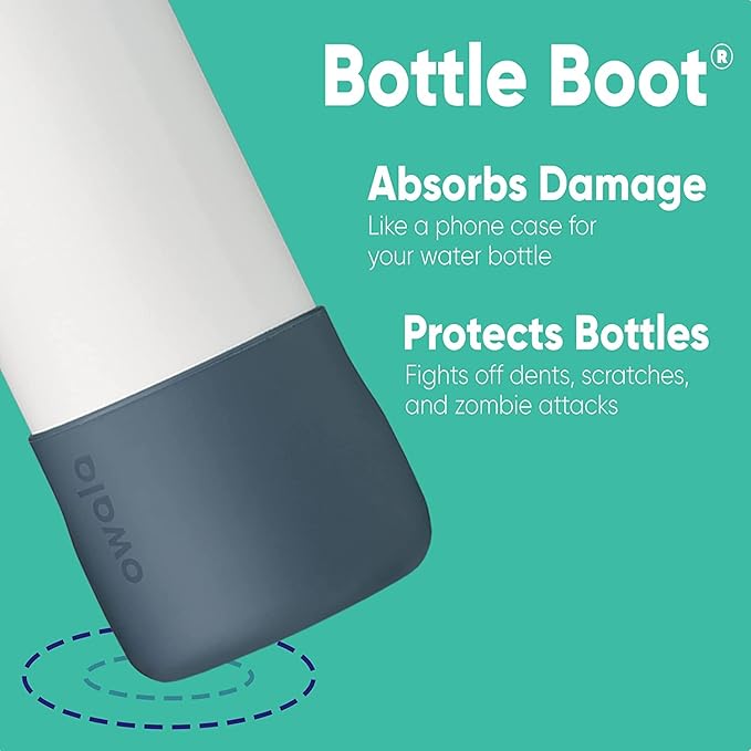 Owala Silicone Boot Accessory for Stainless Steel Water Bottles, Anti-Slip Dent Protective Sleeve, Protects FreeSip, (Color), Made (Oz) Water Bottle Owala