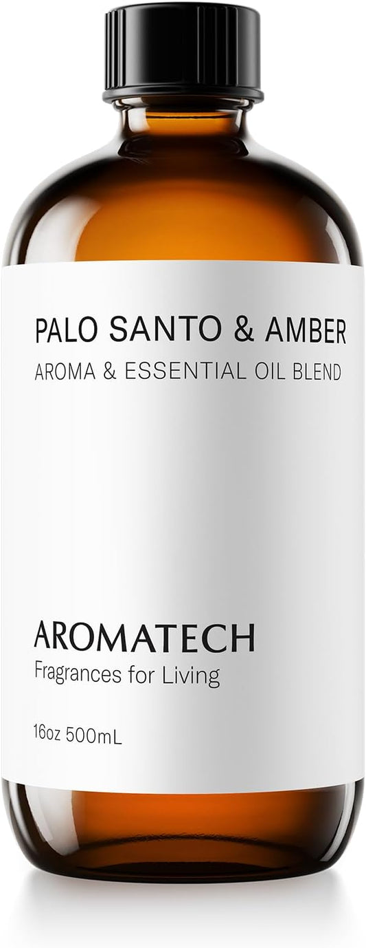 AromaTech Palo Santo & Amber for Aroma Oil Scent Diffusers - 500 mL - Bloomnest