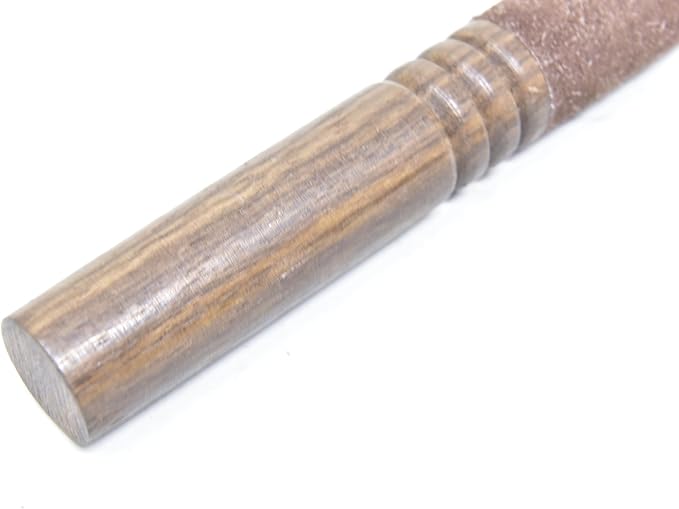 Leather-Wrapped Singing Bowl Striker, 7 x 1 Inches, Singing Bowl Mallet, Gong Mallet (Brown) - Bloomnest