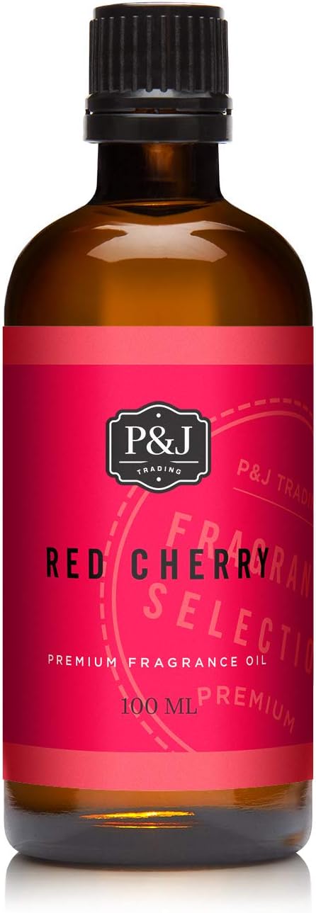 P&J Trading Fragrance | Red Cherry Oil 100ml - Candle Scents for Candle Making, Freshie Scent, Soap Making Supplies, Diffuser Oil Scents - Bloomnest