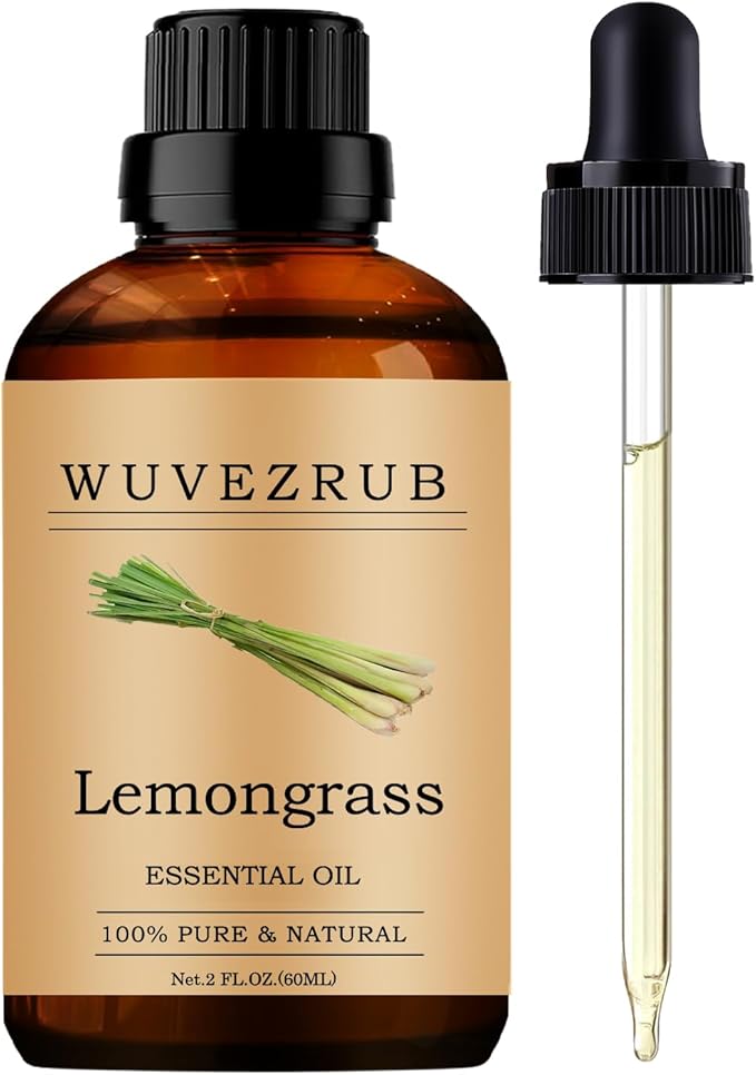 Lemongrass Essential Oil - 60ML Pure and Natural for Aromatherapy Diffuser - 2 Fl Oz - Bloomnest