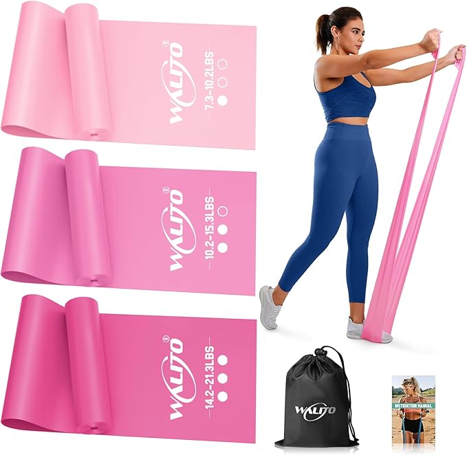 WALITO Resistance Bands for Working Out, Exercise Bands for Women and Men, Workout Bands for Physical Therapy, Stretch, Recovery, Pilates, Rehab, Strength Training and Home Gym - Bloomnest