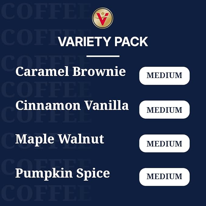 Victor Allen's Coffee Fall Harvest Variety Pack, Medium Roast, 96 Count, Single Serve Coffee Pods for Keurig K-Cup Brewers - Bloomnest
