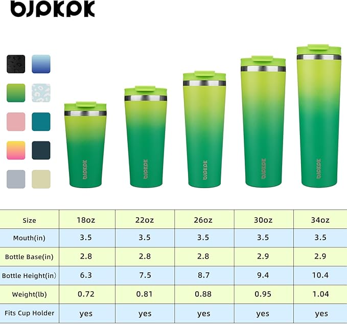 BJPKPK 26oz Tumbler With lid And Straw Stainless Steel Travel Coffee Mug Insulated Tumblers Cups,Bamboo Grove - Bloomnest