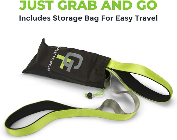 Gradient Fitness Stretching Strap for Physical Therapy, 12 Multi-Loop Stretch Strap 1.5" W x 8' L, Neoprene Handles, Physical Therapy Equipment, Yoga Straps for Stretching, Leg Stretcher. - Bloomnest