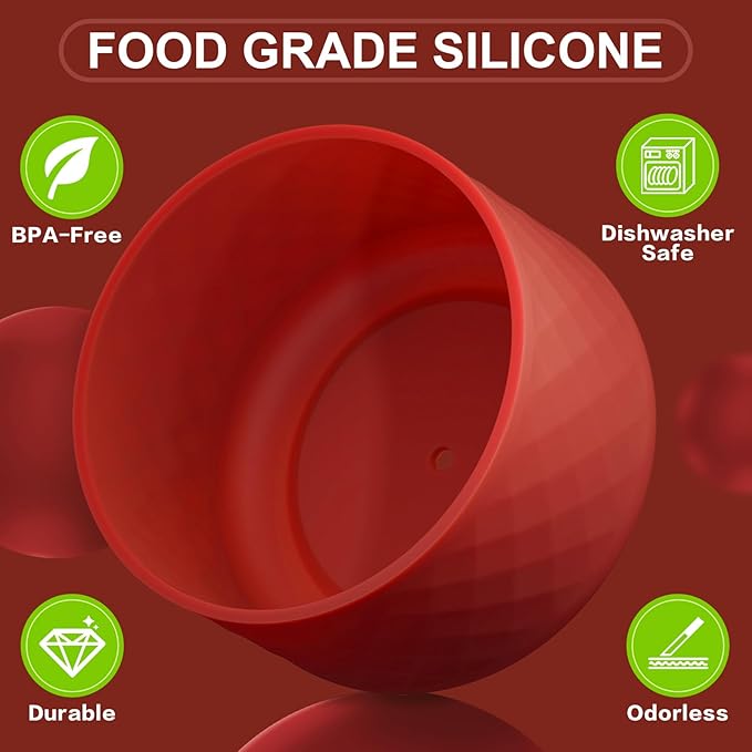 Silicone Boot for Owala Water Bottle 24 oz 32 oz 40 oz, Anti-Slip Protective Sleeve for FreeSip/Twist/Flip Stainless Steel Water Bottles Accessories BEONSKY
