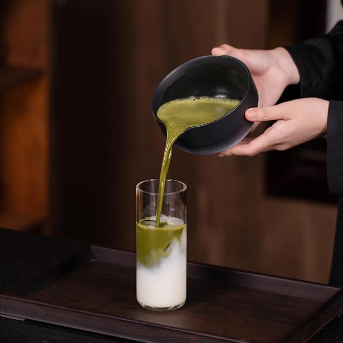 Premium Matcha Ceremony Set – Complete 9-Pcs Ritual Kit – Presented in Luxury Magnetic Gift Box, Perfect for Gifting or Self-Care (Black) - Bloomnest