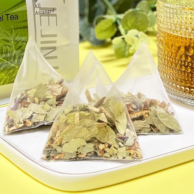 XIEJINJI Senna Tangerine Peel Tea Bags, 40 Count, 4.2g Each – Gentle Daily Cleanse for Constipation Relief & Digestive Balance, Caffeine-Free - Bloomnest