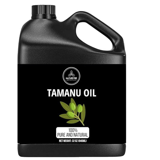 Naturevibe Botanicals Tamanu Oil 32 Ounces | 100% Pure and Natural | Great for Skin Care and Hair Care - Bloomnest
