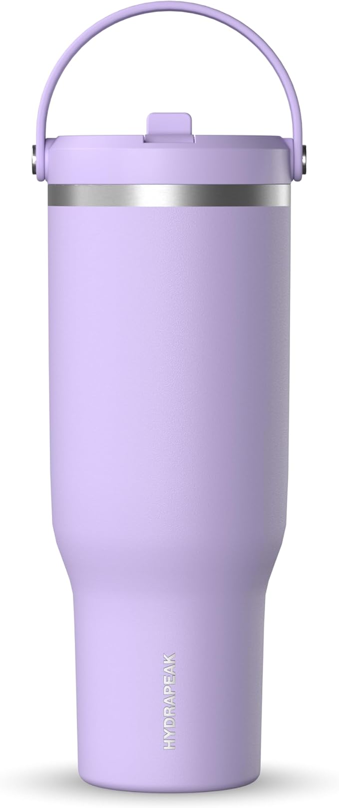 Hydrapeak Nomad 40 oz Tumbler with Handle and Straw Lid, Leakproof, Double Insulated, 40oz Cup Stainless Steel (Lavender) - Bloomnest