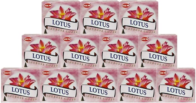 Lotus Incense Cones and Cone Incense Burner Bundle Insence Insense Hem Incense TRUMIRI