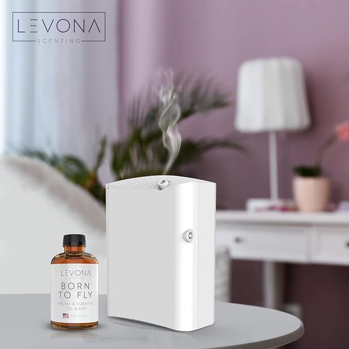 Levona Scent Essential Oil for Diffuser: Home Luxury Scents Fragrance Oil - Aroma Diffuser Oil Refill - Hotel Oil Diffuser Essential Oils for Humidifiers - 500 Ml/ 17oz Essential Oils - Born to Fly - Bloomnest