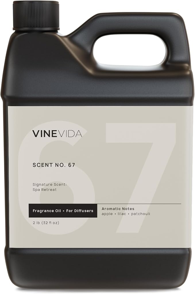 VINEVIDA Spa Retreat Fragrance Oil for Cold Air Diffusers - 32 Fl Oz -Essential Oils for Diffuser Oil Refill & Air Freshener Room Spray - Bloomnest