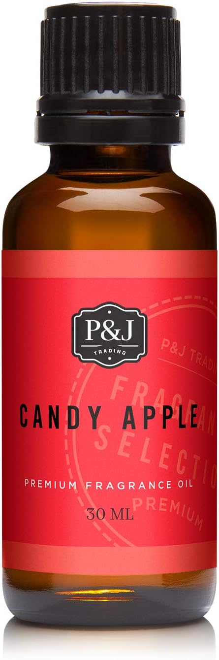 P&J Fragrance Oil Candy Apple 30ml - Candle Scents, Soap Making, Diffuser Oil, Fresh Scents PJTrading