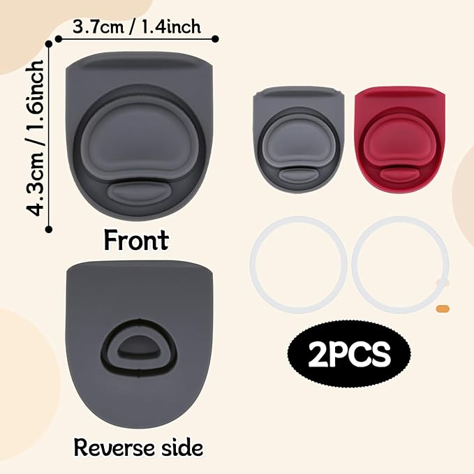 2 Sets Replacement Stopper and O Ring Gasket Compatible with Owala FreeSip 24oz 32oz,Water Bottle Lid Insert Cap Rubber Seal Parts for Owala 16/19/24/32/40oz Mouthpiece Accessories F7 Frokolla