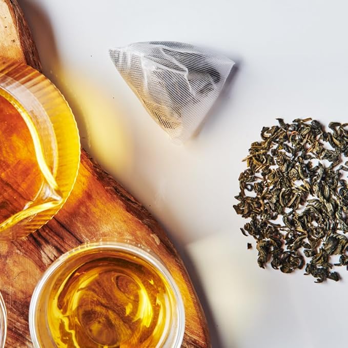 Grace Farms Organic JASMINE Green Tea (16 Pyramid Sachets) | Fragrant and Sweet | Fairtrade and Kosher Certified | Best Green Tea | Gives Back 100% of Profits - Bloomnest