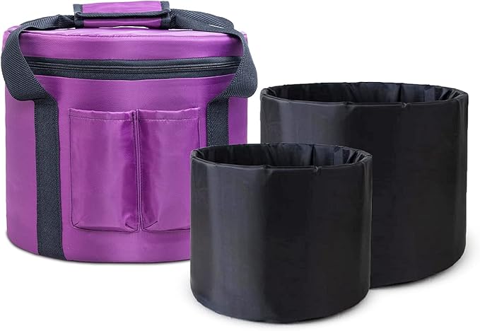 KVKA Set of 3pcs Chakra Frosted Quartz Crystal Singing Bowl 6-10 inch with case （10''F 8''G 6''B)