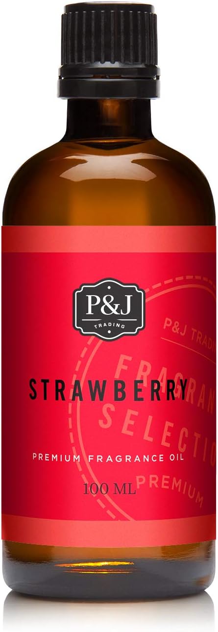 P&J Trading Fragrance Oil | Strawberry Oil 100ml - Candle Scents for Candle Making, Freshie Scents, Soap Making Supplies, Diffuser Oil Scents - Bloomnest