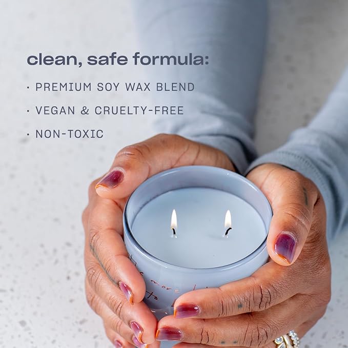 Heal The Way Luxury Scented Candle by Snif, Gourmand and Ambery, Warm and Calming Candle, 50+ Hours, 100% Cotton Fiber Wicks, Soy Wax Blend, Non-Toxic, Vegan, 8.5 oz - Bloomnest