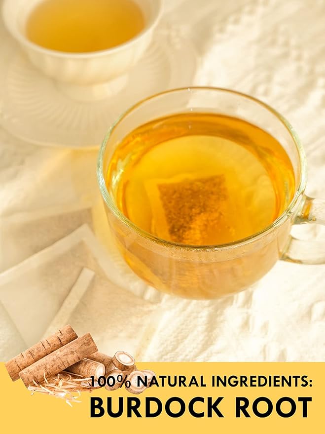 TeeLux Burdock Root Tea Bags, Pure Natural Burdock Root, Caffeine Free, Premium Herbal Tea, 100 Tea Bags - Bloomnest