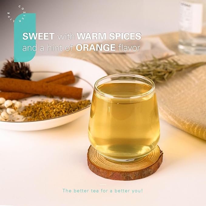 WT WEETEE Licorice Spice Herbal Tea Bags, 2g x 80 Counts, Sweet with Warming Spices Tea Includes Licorice Root, Ginger, Clove, Cinnamon & More, Natural Caffeine-free - Bloomnest