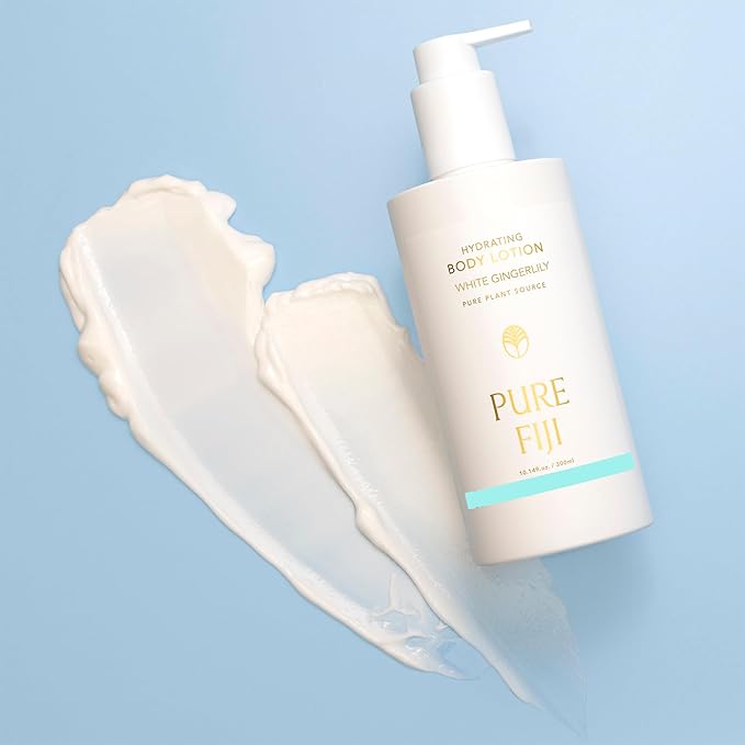 PURE FIJI Hydrating Body Lotion, White Gingerlily (10.14 Fl.Oz /300ml) - Bloomnest